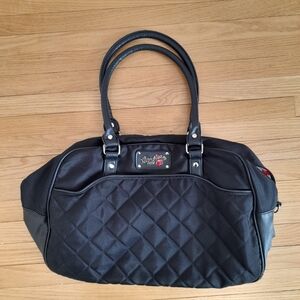 Black Quilted Women's Bag by Foxy Jeans